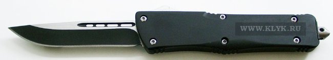 Нож автоматический Microtech Combat Troodon A16 (drop-point, black) реплика