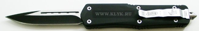 Нож автоматический Microtech Combat Troodon A174 (drop-point, black) реплика