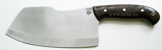 Тяпка Мясная (сталь 95х18, венге) цельнометаллическая
