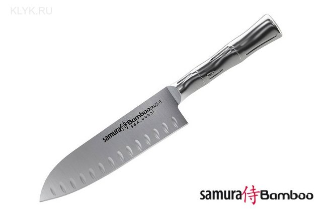 Нож кухонный Samura Bamboo SBA-0093 Сантоку (сталь AUS-8)